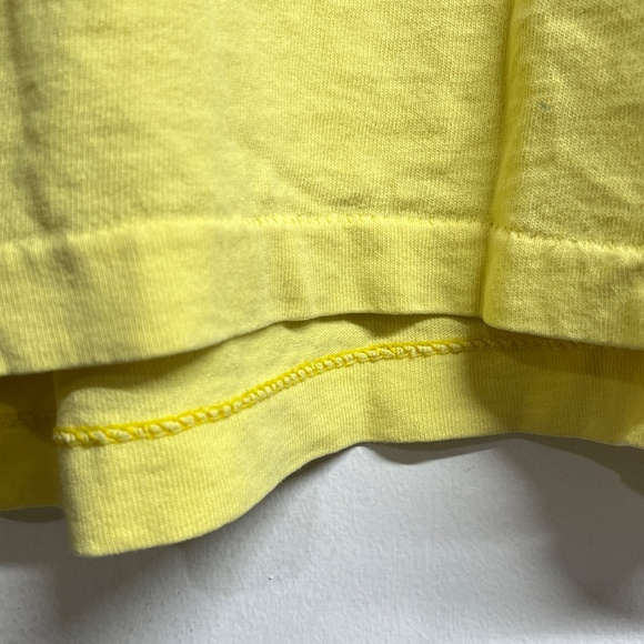 Vintage Kalvin Swines XL Pork Ave Pig T-Shirt Yellow Fruit of the Loom Single St - Picture 5 of 7